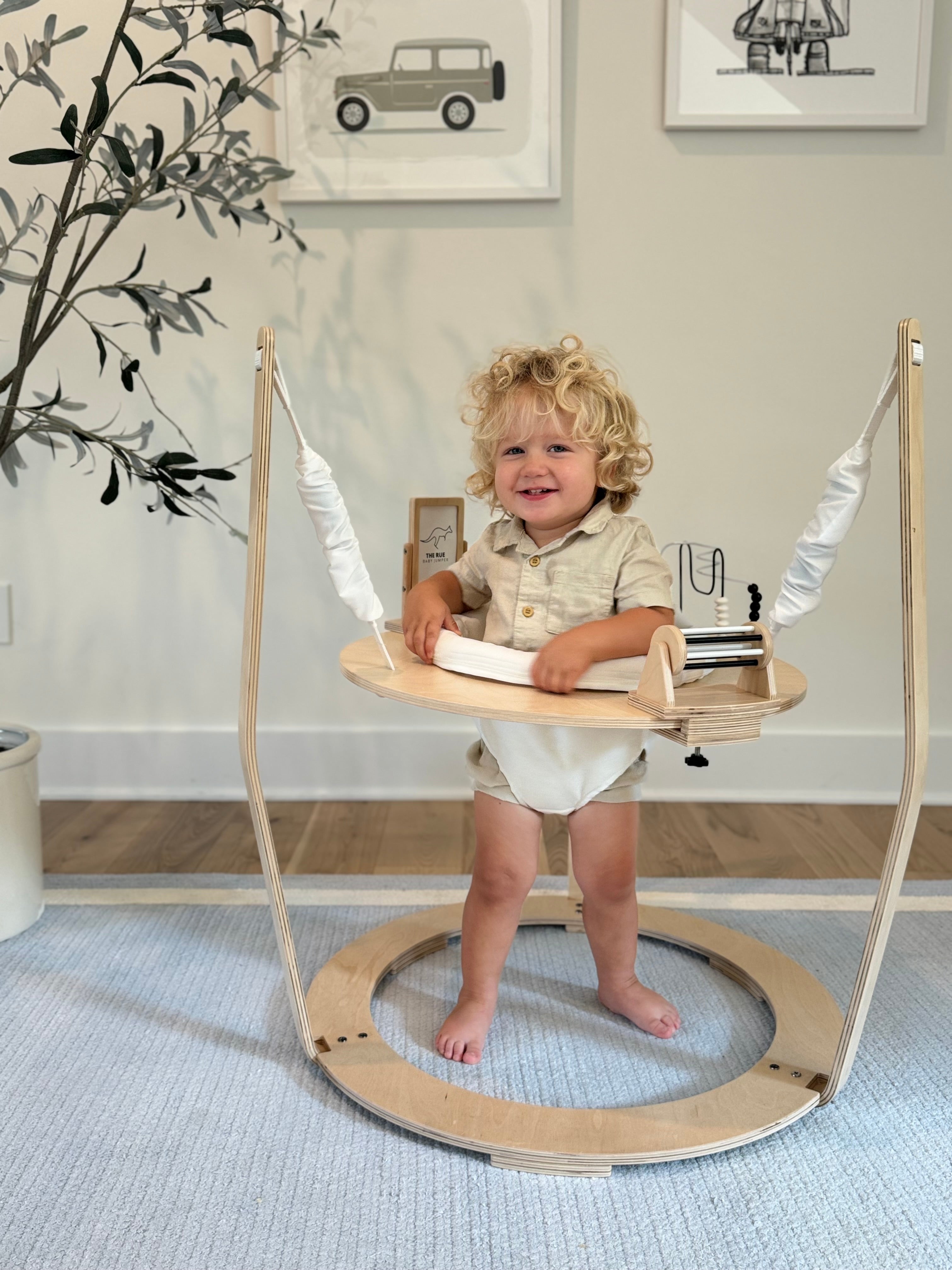 The Rue™ Wooden Baby Jumper – Monty Toy Store - Main Image